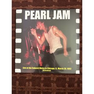 Pearl Jam Live at the Cabaret Metro Chicago 1992 FM Broadcast Vinyl LP‎ Record
